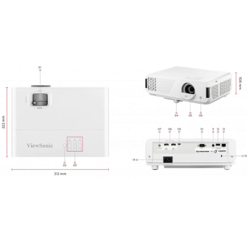 Máy chiếu Viewsonic PX749-4K