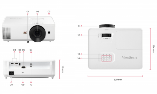 Máy chiếu Viewsonic PX704HD