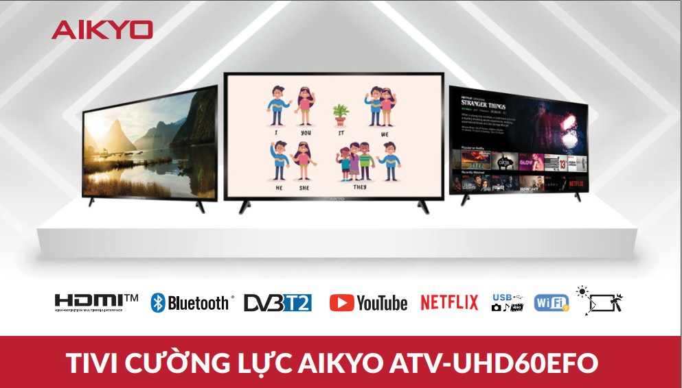 TIVI CƯỜNG LỰC AIKYO ATV-UHD65EFO